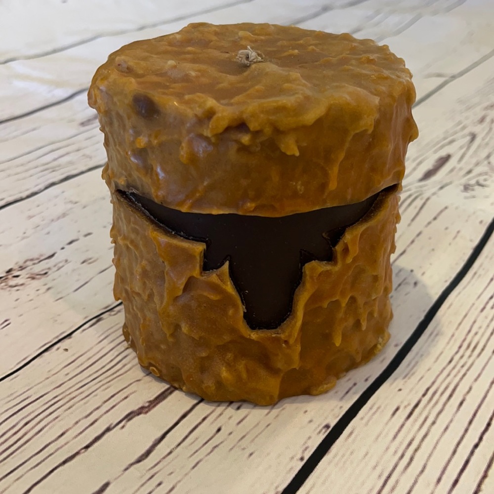 Longhorn Pillar Candle